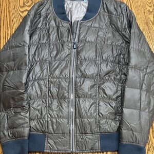 Athleta Gray Quilted Jacket